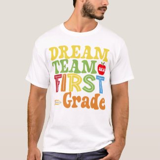 T-shirt l'équipe de rêve première année de retour à l'écol