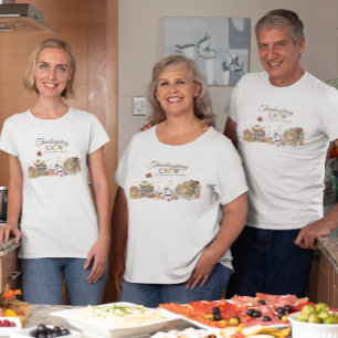 T-shirt L'équipe de Thanksgiving   Réunion de famille mign
