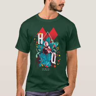 T-shirt L'équipe du suicide   Harley Quinn Floral Diamond