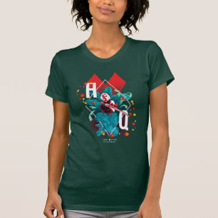 T-shirt L'équipe du suicide Harley Quinn Floral Diamond