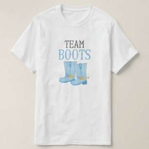 T-shirt L'équipe initialise le garçon que le genre