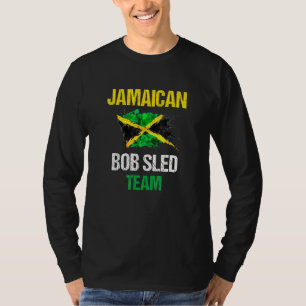 T-shirt L'équipe jamaïcaine obsédée Drapeau jamaïcain obsé