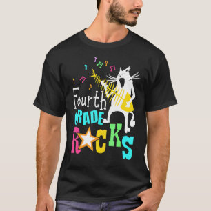 T-shirt L'équipe quatrième année déchire 4e année Chat jo