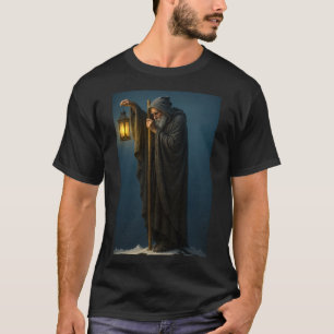 T-shirt L'ermite avec lanterne
