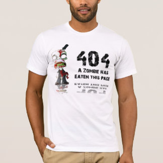 T-shirt L'erreur 404, page n'est pas trouvée