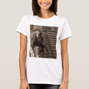 T-shirt Les 10 commandements indiens