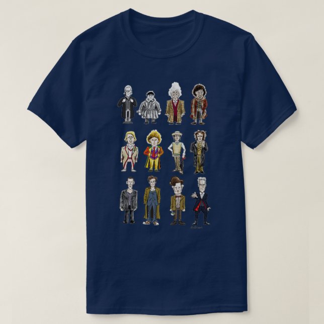 T-shirt Les 12 médecins  (Design devant)