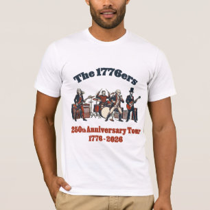 T-shirt Les 1776ers Tournée du 250e Anniversaire Drôle et