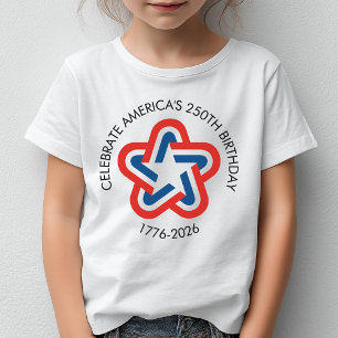 T-shirt Les 250 ans d'Amérique - 1776-2026 Vintage Star