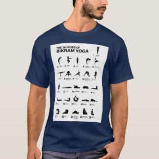 T-shirt Les 26 Poses De Bikram Yoga