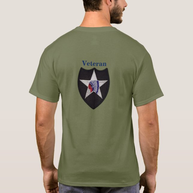 T-shirt les 2èmes vétérans d'identification de division (Dos)