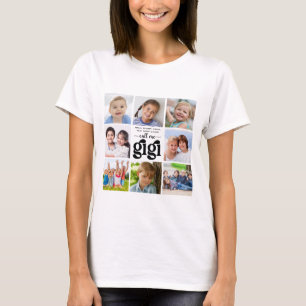 T-shirt Les 8 photos modernes de Collage de noms m'appelle