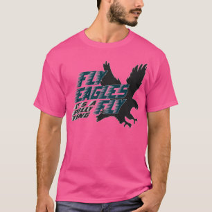 T-shirt Les Aigles Volants vintages Volent Son Football Ph
