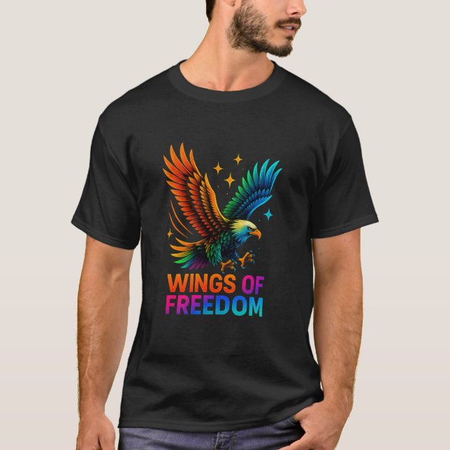 T-shirt Les ailes de la liberté (Devant)