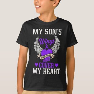 T-shirt Les ailes de mon fils couvrent mon coeur - Sensibi