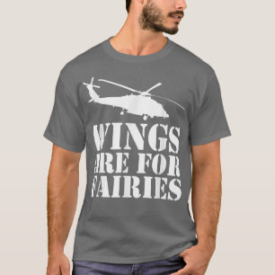 T-shirt Les ailes sont pour Fairies Avitation Aviator Heli