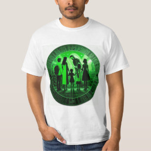 T-shirt Les Aliens sont déjà ici. Design 2.