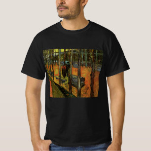 T-shirt Les Alyscamps (Cimetière) par Vincent van Gogh