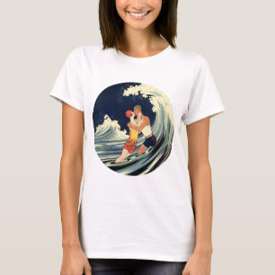 T-shirt Les amateurs d'art déco vintage se baignent dans l