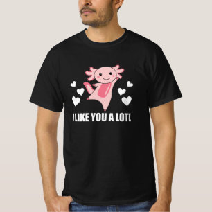 T-shirt Les Amateurs D'Axolotl Les Beaux Animaux Pour Les