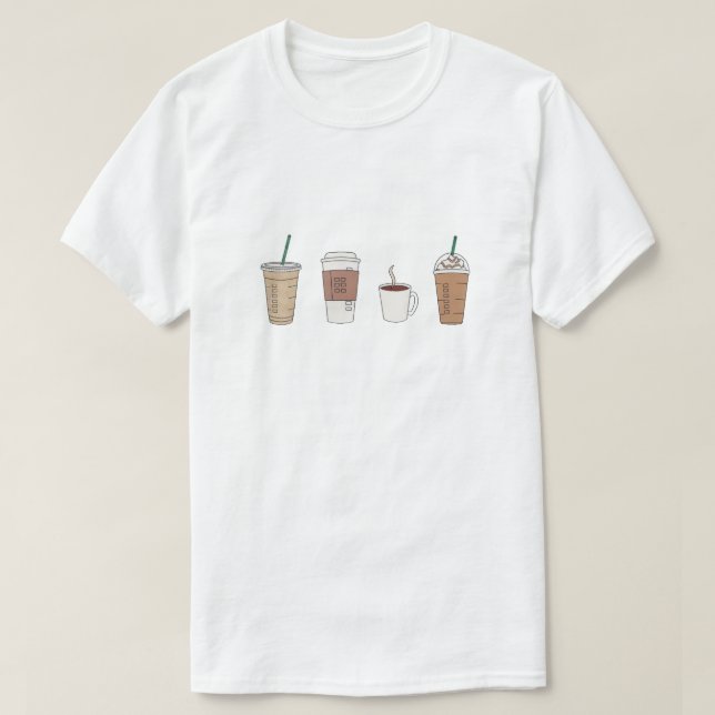 T-shirt "Les amateurs de café" (Design devant)