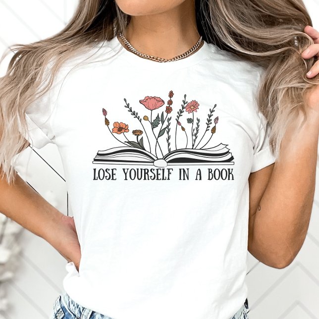 T-shirt Les amateurs de livres, perdez-vous dans un livre (Créateur téléchargé)