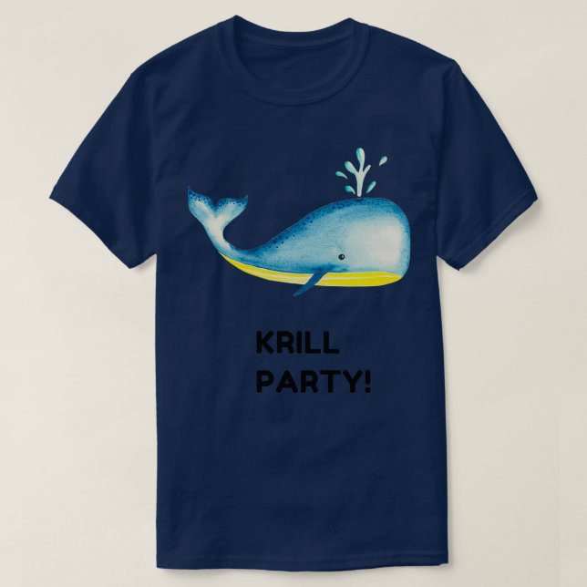 T-shirt Les amateurs de pêche et de baleines (Design devant)