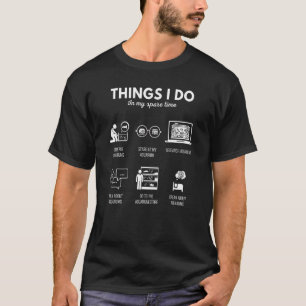 T-shirt Les amateurs de piscines de dépendance Funny Aquar