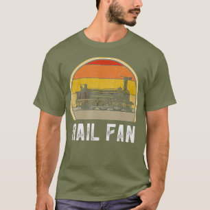 T-shirt Les Amateurs De Train Cadeaux Pour Hommes Train À