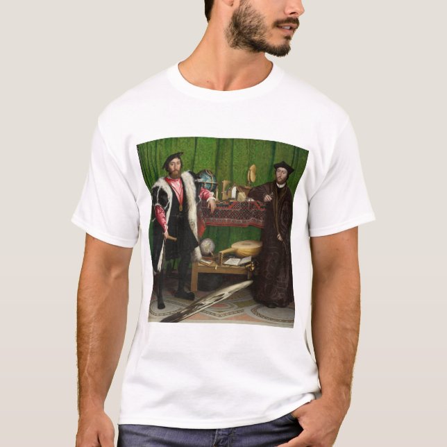 T-shirt Les Ambassadeurs, Holbein le Jeune (Devant)