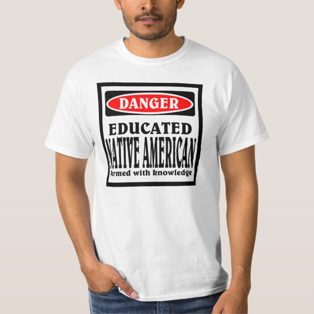 T-shirt Les Amérindiens éduqués. (Devant)