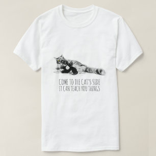 T-shirt Les amis des chats et des chiens drôles