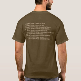 T-shirt Les amis n'ont pas des droits