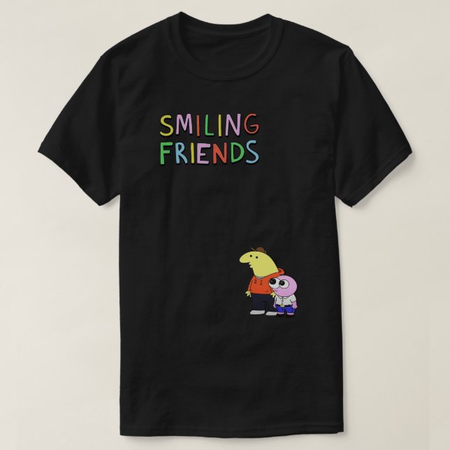 T-shirt Les amis souriants Charlie Pim (Design devant)