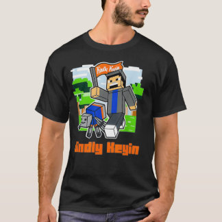 T-shirt Les Amoureux de blocs amusants Kindly Keyin Pour G