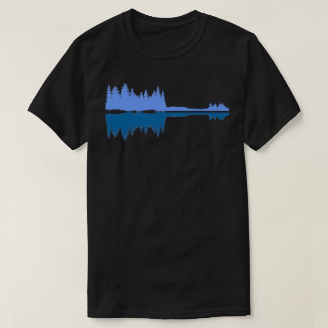T-shirt Les amoureux de la nature guitare (Design devant)