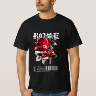 T-shirt LES AMOUREUX roses BEAU CADEAU FLEURIER VINTAGE