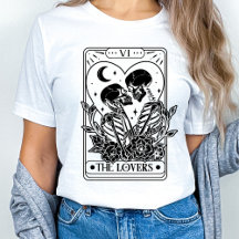 Les Amoureux Tarot Squelette Saint Valentin