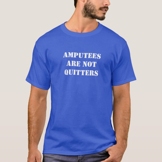 T-shirt Les amputés ne sont pas des renonceurs (Devant)