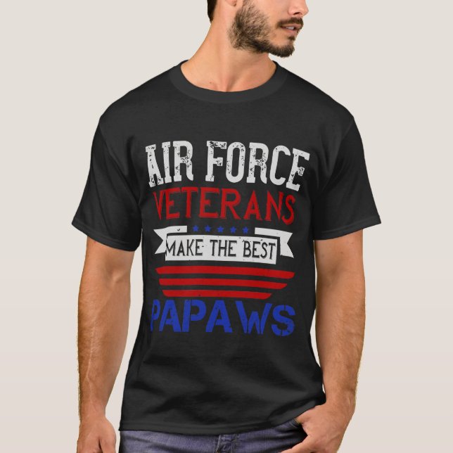 T-shirt Les anciens combattants de la Force aérienne font  (Devant)