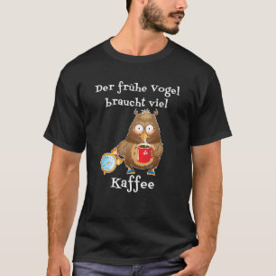 T-shirt Les Anciens Ont Besoin De Beaucoup De Café Ok Mais
