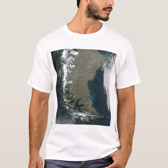 T-shirt Les Andes rugueuses et enneigées (Devant)