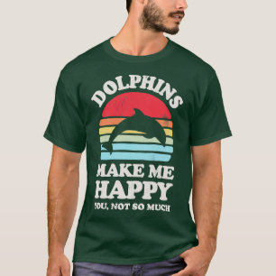T-shirt Les ânes me rendent heureux Sunset Retro pour les