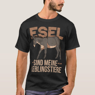 T-shirt Les ânes sont mes animaux préférés animal de ferme
