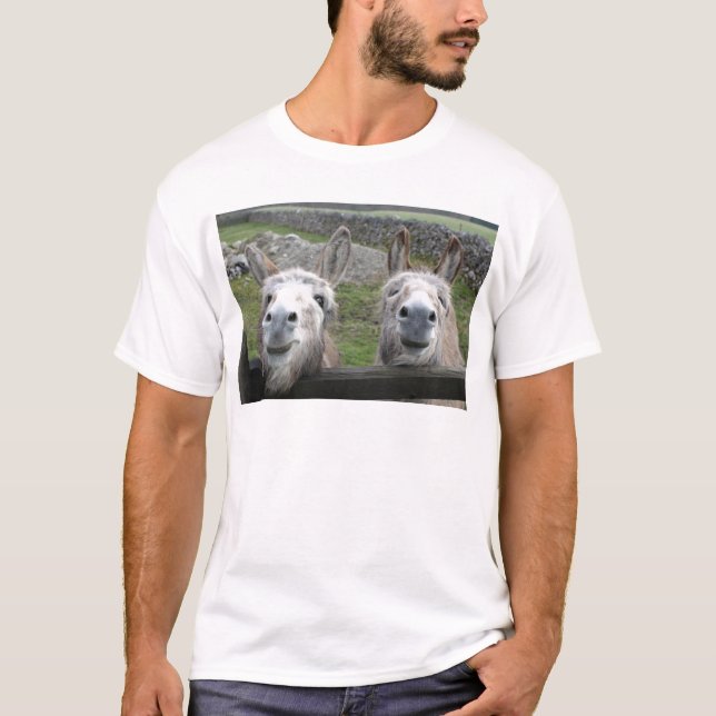 T-shirt Les ânes souriants ! (Devant)