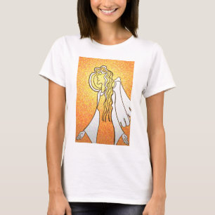 T-shirt Les anges me surveillent