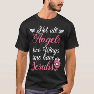 T-shirt Les anges portent des écouvillons Infirmière infir