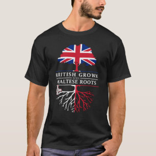 T-shirt Les Anglais développés avec la conception maltaise