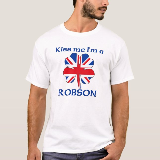 T-shirt Les Anglais personnalisés m'embrassent que je suis (Devant)
