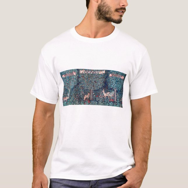 T-shirt Les animaux dans la forêt, William Morris (Devant)